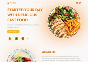 Foodies-Restaurent-landing-page-design-5