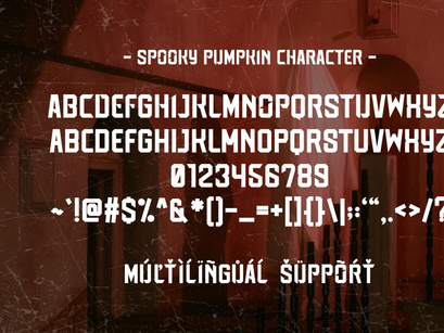 Spooky Pumpkin - Quirky Vintage Font