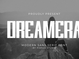 Dreamera - Modern Sans Serif Font preview picture