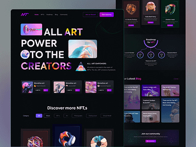 Nftor v2.0 - NFT Market place UI Kit