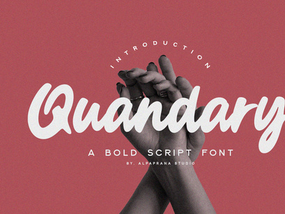 Quandary - Bold Script