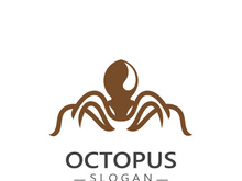 Octopus logo image design icon illustration animal vector