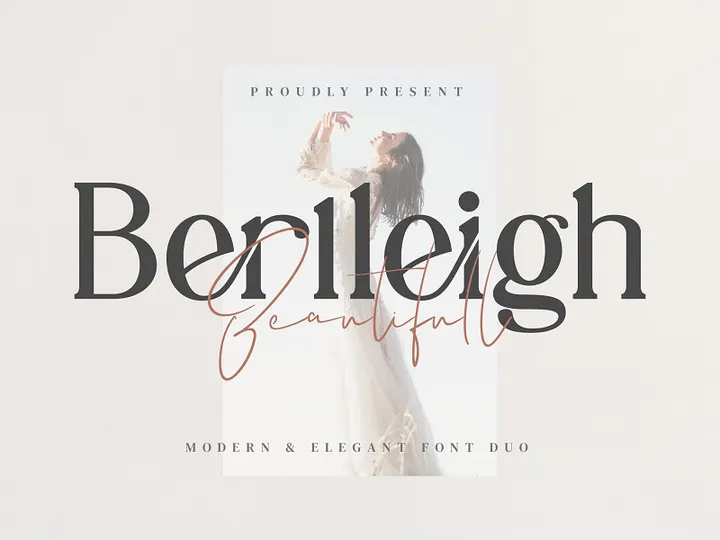 Berlleigh Beautifull Font Duo preview picture