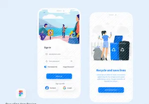 Recycling App Design