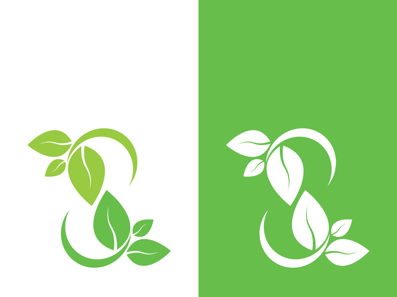 Green tree leaf nature logo images illustration design