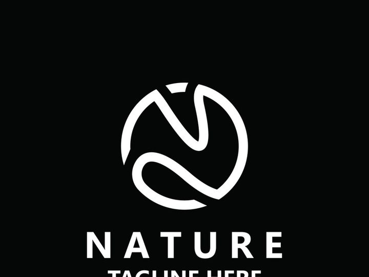 Nature leave logo design, vector plant eco style botanical collection business template