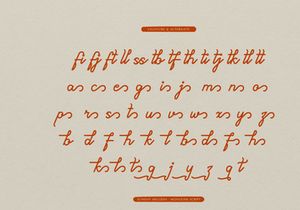 Sunday Melodia | Monoline Script Font