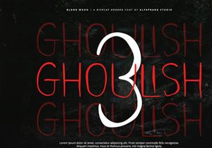 Blood Moon - Display Font