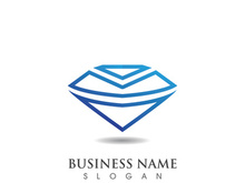Diamond Logo Template vector icon illustration design