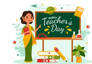 10 Teacher Day in India Illustration