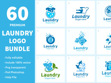 60 Laundry Logo Bundle preview picture