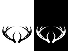 Deer logo template vector icon illustration design