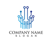 Technology logo images illustration design template