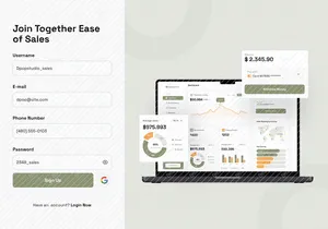 Sale Dashboard UI UX KIT