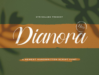 Dianora - Handwritten Script Font