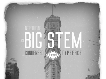 Big Stem - Free Typeface | Font