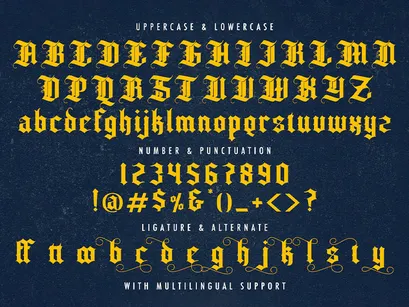 Bahisy - Blackletter Font