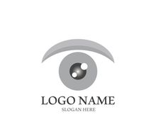 Branding identity corporate eye care vector logo design