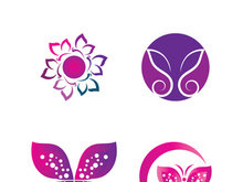 Beauty butterfly vector icon design