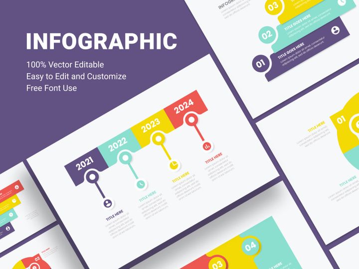 InfoGraphic Step Template