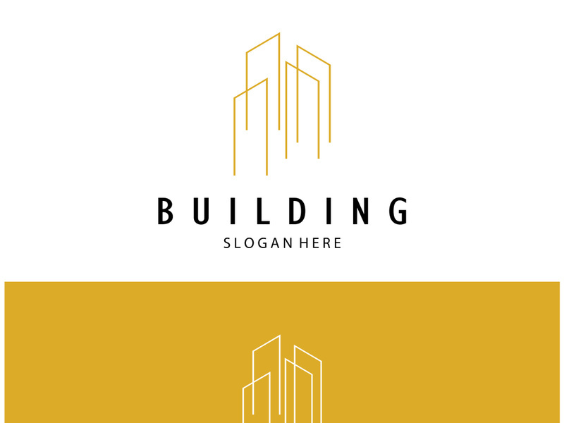 Building logo vector illustration design,Real Estate logo template, Logo symbol icon