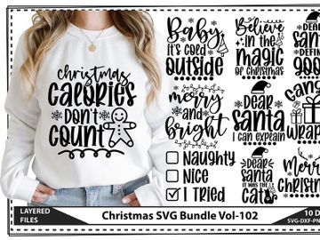 Christmas SVG Bundle Vol-102 preview picture