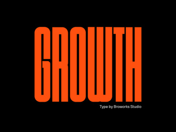 Growth - Sans Serif Display Font preview picture