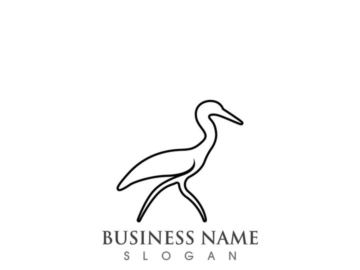 Swan logo and symbol vector