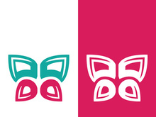 Butterfly logo icon vector design illustration