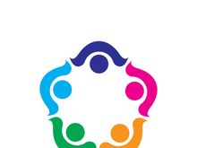 Community logo business template and icon people vector