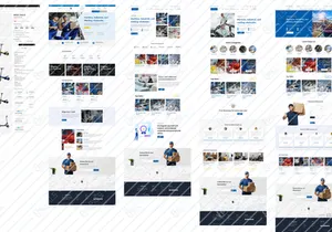 10 Home Pages Woocoomerce UI KIT