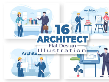16 Architect or Engineer Illustration preview picture