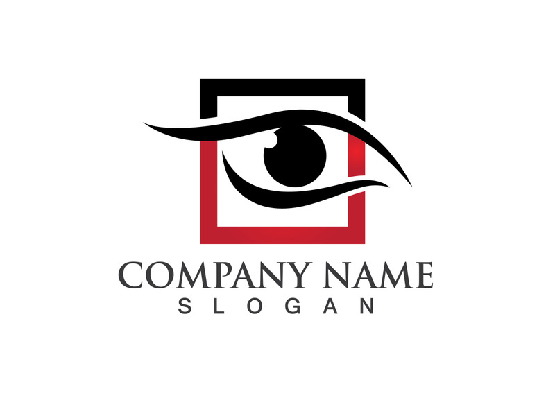 Eye Care vector logo design