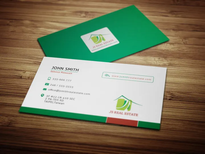 Real Estate Business Card Template