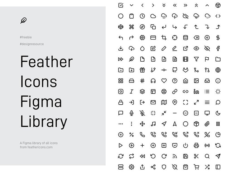 266 Feather Figma Icons