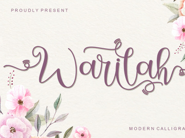 Warilah - Modern Calligraphy Font preview picture