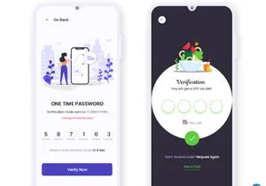 OTP Verification Screen Mobile App UI Pack