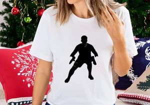 A black silhouette of a male athlete in a dynamic sports pose
