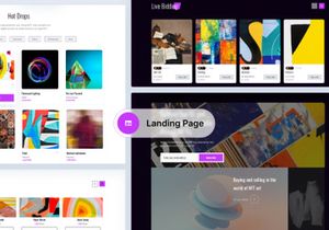 RareNFT - NFT Marketplace Landing Page UI Kit