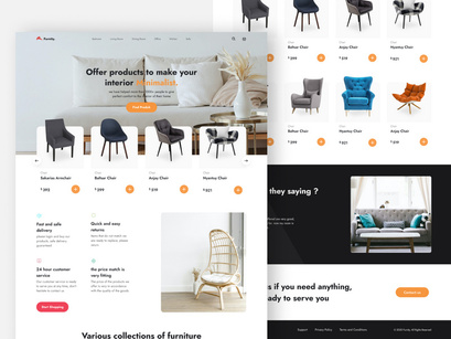 Furnity - Website Template Furniture