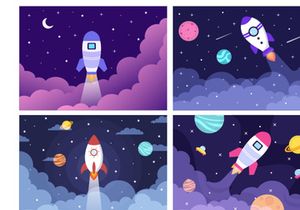 20 Cute Astronaut In Space Background Illustration