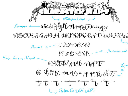 Mollusca Font Trio | Doodle Font