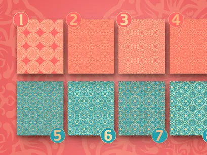 Mandala Seamless Digital Paper Patterns