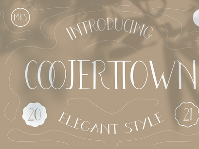 Coojertown - Condensed Font