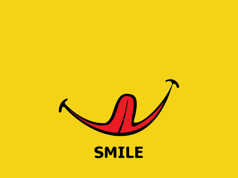 Smile logo and symbol vector image