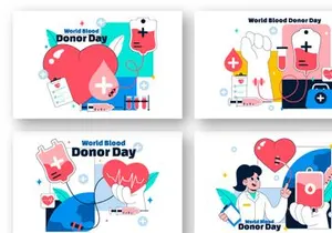 10 World Blood Donor Day Illustration
