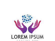 Creative people community group logo design.