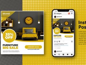 Furniture Big Sale Social Media Post Design preview picture