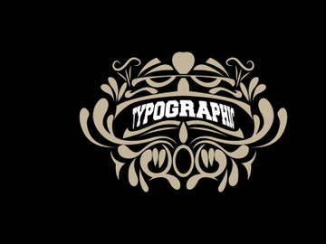 Vector Decorative Vintage Typography Ornament Elements, Greeting Card Design preview picture