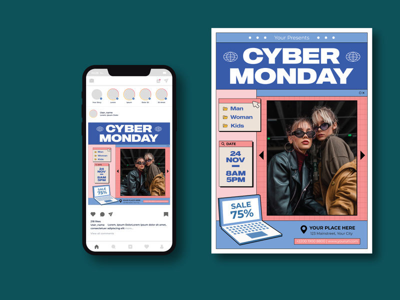 Cyber Monday Flyer